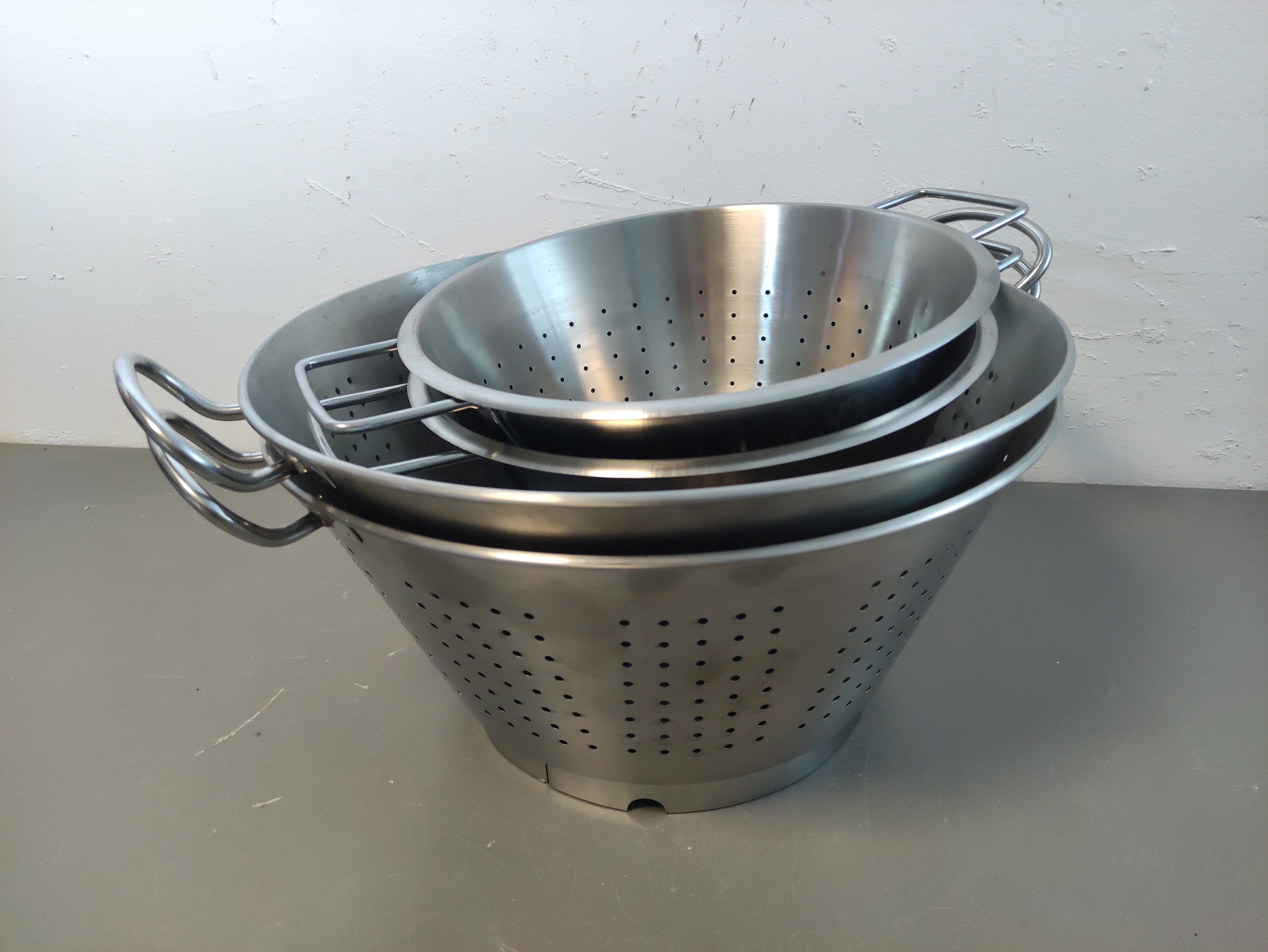colador cocina hosteleria inox 20x49x40_5 16x40x30_5 2u
